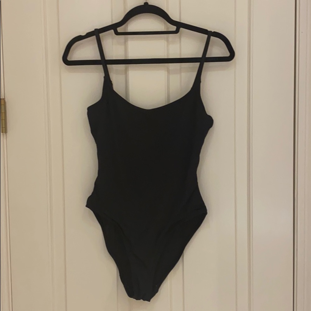 NWOT Andie black swimsuit.  Sz Med.  Never worn